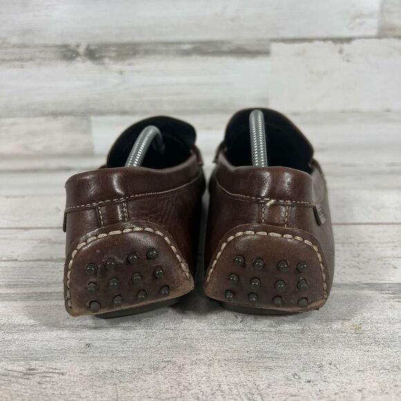 Cole Haan NikeAir Grant Canoe Driving‎ Penny Loafer Brown Leather Mens Size 11 M - Picture 3 of 8